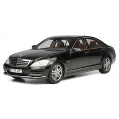 [MotorHelix] 1:18 Mercedes-Benz 2010 W221 S600L Black Model Car Die-Cast