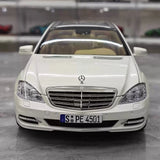 [MotorHelix] 1:18 Mercedes-Benz 2010 W221 S600L White Model Car Die-Cast