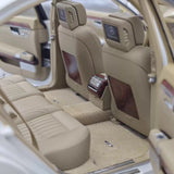 [MotorHelix] 1:18 Mercedes-Benz 2010 W221 S600L White Model Car Die-Cast