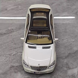 [MotorHelix] 1:18 Mercedes-Benz 2010 W221 S600L White Model Car Die-Cast