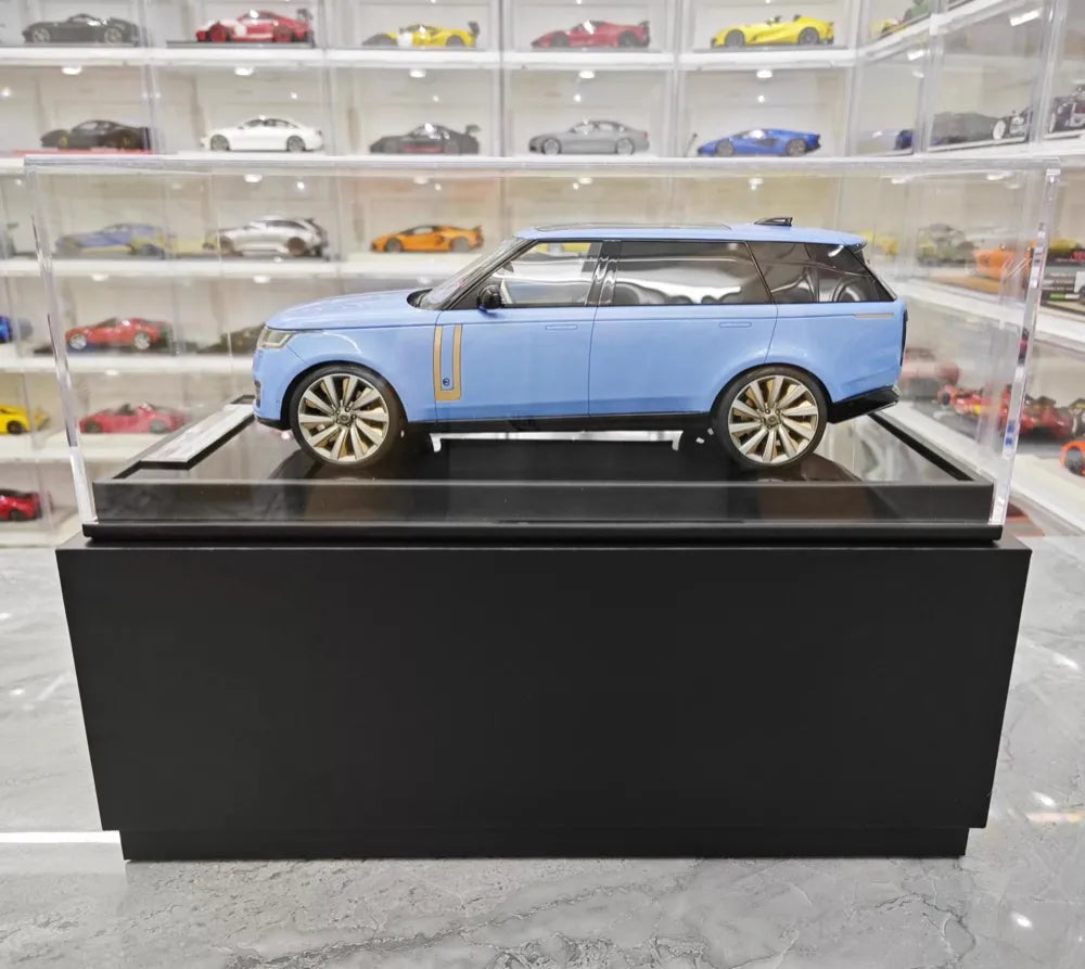 [MotorHelix] 1:18 Land Rover 2022 Range Rover SV Blue Model Car Resin