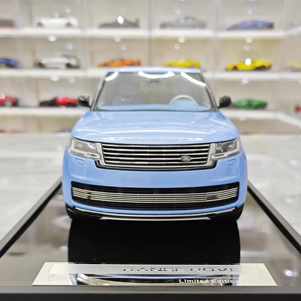 [MotorHelix] 1:18 Land Rover 2022 Range Rover SV Blue Model Car Resin