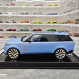 [MotorHelix] 1:18 Land Rover 2022 Range Rover SV Blue Model Car Resin
