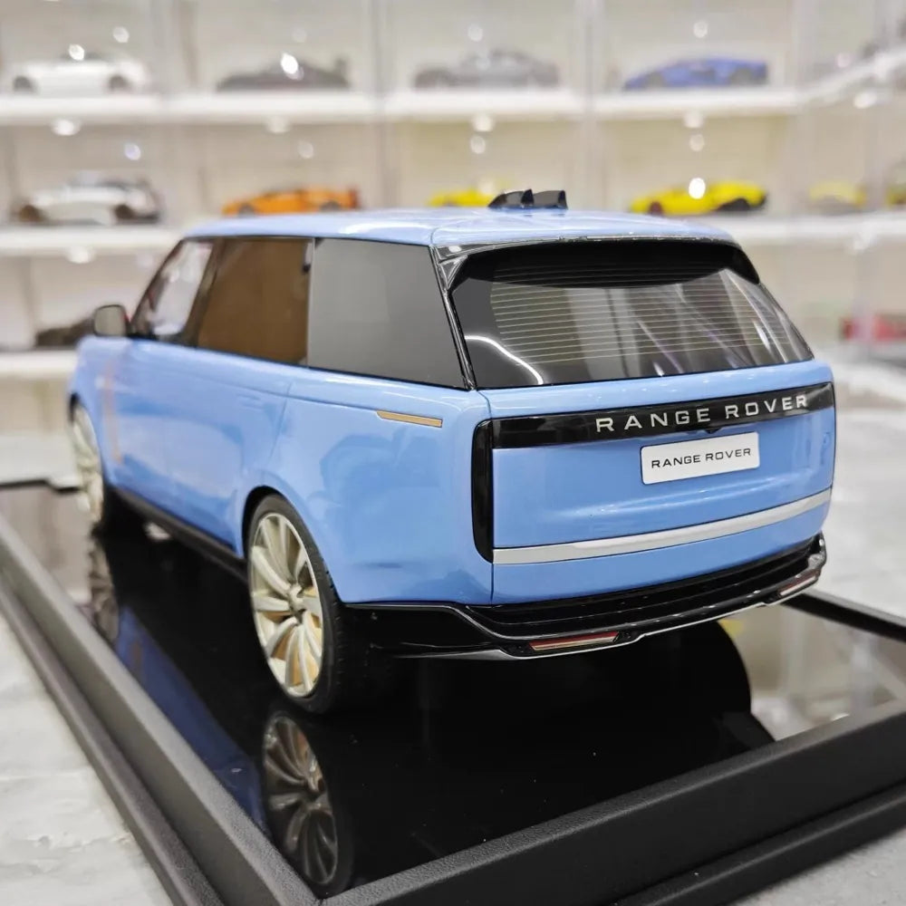 [MotorHelix] 1:18 Land Rover 2022 Range Rover SV Blue Model Car Resin