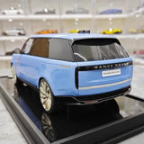 [MotorHelix] 1:18 Land Rover 2022 Range Rover SV Blue Model Car Resin