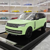 [MotorHelix] 1:18 Land Rover 2022 Range Rover SV グリーン モデルカー レジン