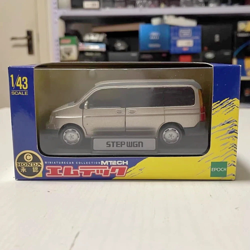 [Mtech] 1:43 Honda 2001 Stepwgn RF3 Gold Model Car Die-Cast