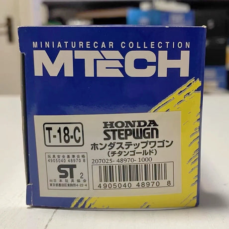 [Mtech] 1:43 Honda 2001 Stepwgn RF3 Gold Model Car Die-Cast