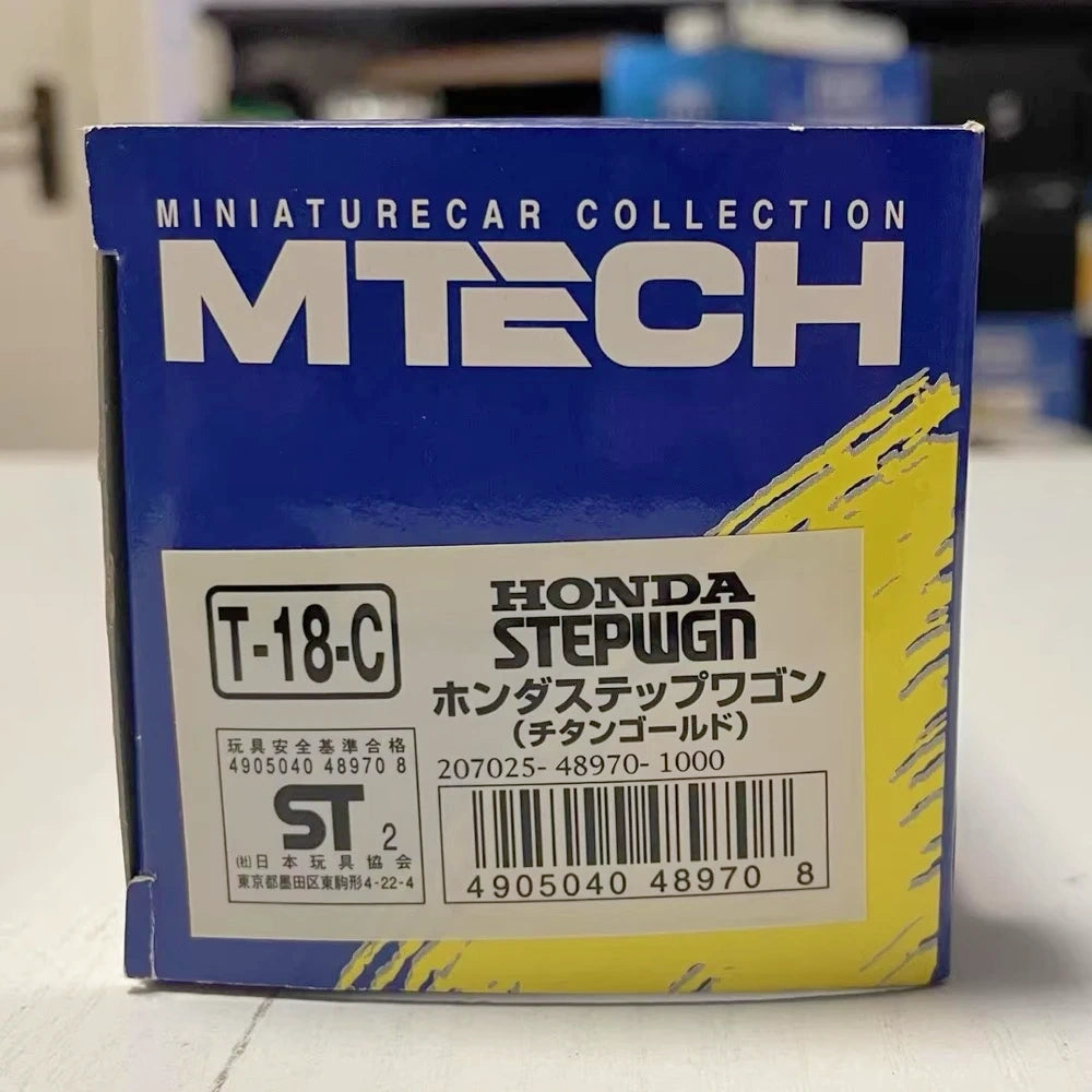 [Mtech] 1:43 Honda 2001 Stepwgn RF3 Gold Model Car Die-Cast