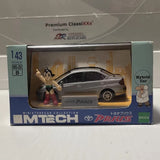 [Mtech] 1:43 Toyota 1997 Prius NHW10 Silver Model Car Die-Cast
