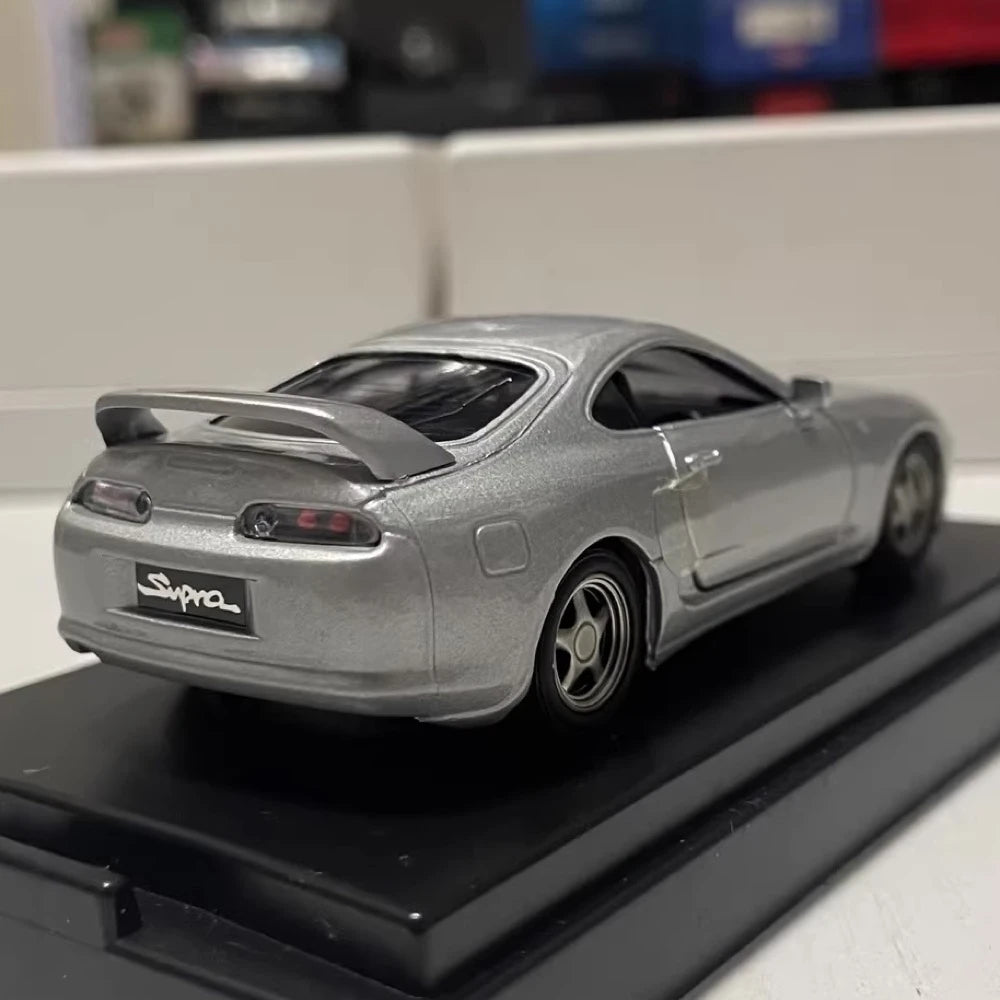 [Mtech] 1:43 Toyota 1998 Supra A80 Silver Model Car Die-Cast
