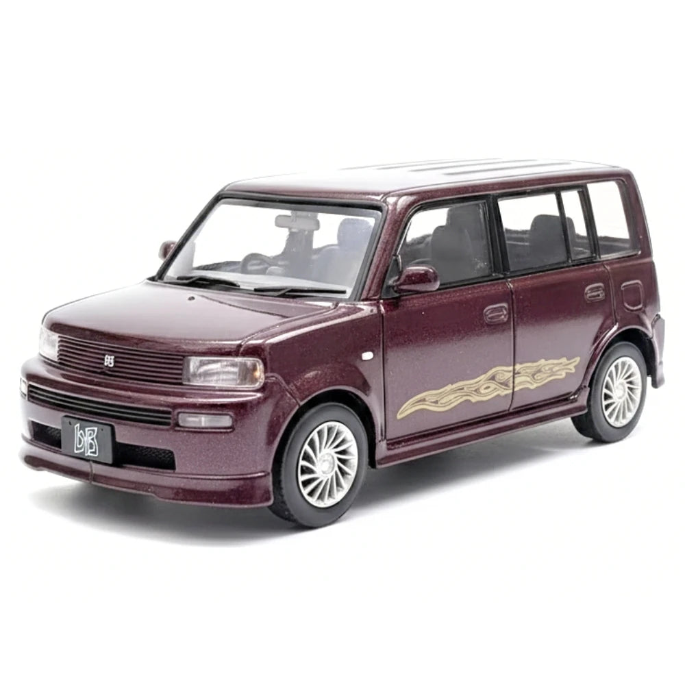 [Mtech] 1:43 Toyota 2000 bB Wine モデルカー Die-Cast