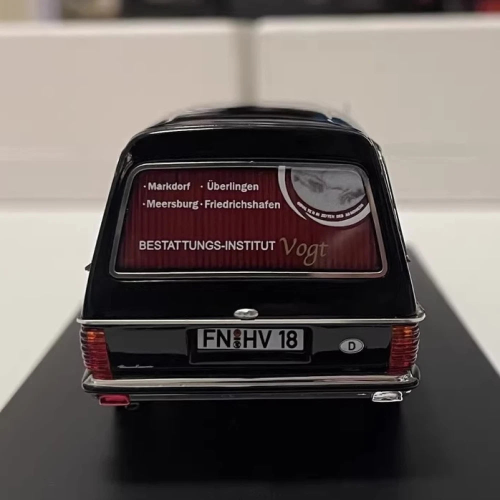 [NEO] 1:43 Mercedes-Benz 1978 W123 Hearse Black Model Car Die-Cast