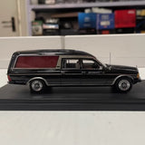 [NEO] 1:43 Mercedes-Benz 1978 W123 Hearse Black Model Car Die-Cast