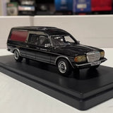 [NEO] 1:43 Mercedes-Benz 1978 W123 Hearse Black Model Car Die-Cast