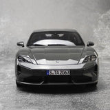 [NOREV] 1:18 Porsche 2024 Taycan Turbo S Slate Grey Neo Model Car Die-Cast