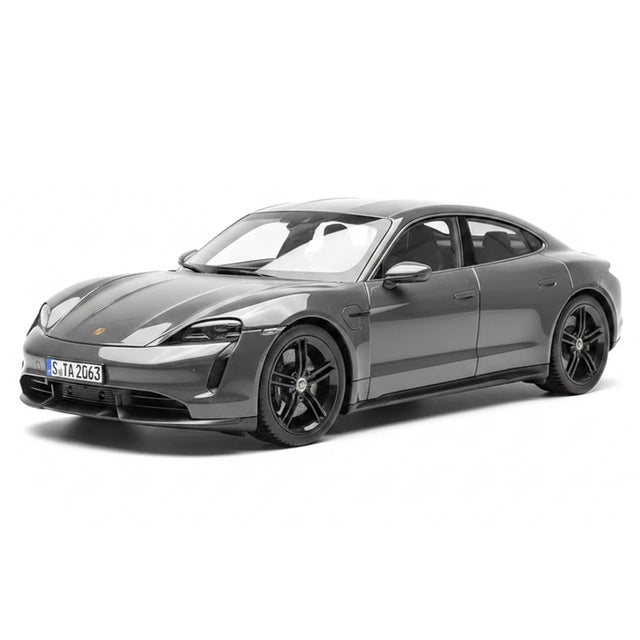 [NOREV] 1:18 Porsche 2024 Taycan Turbo S Slate Grey Neo Model Car Die-Cast