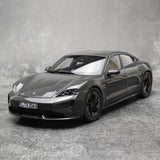 [NOREV] 1:18 Porsche 2024 Taycan Turbo S Slate Grey Neo Model Car Die-Cast