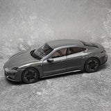 [NOREV] 1:18 Porsche 2024 Taycan Turbo S Slate Grey Neo Model Car Die-Cast