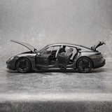 [NOREV] 1:18 Porsche 2024 Taycan Turbo S Slate Grey Neo Model Car Die-Cast