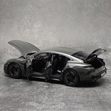[NOREV] 1:18 Porsche 2024 Taycan Turbo S Slate Grey Neo Model Car Die-Cast