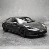 [NOREV] 1:18 Porsche 2024 Taycan Turbo S Slate Grey Neo Model Car Die-Cast