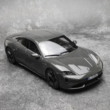[NOREV] 1:18 Porsche 2024 Taycan Turbo S Slate Grey Neo Model Car Die-Cast