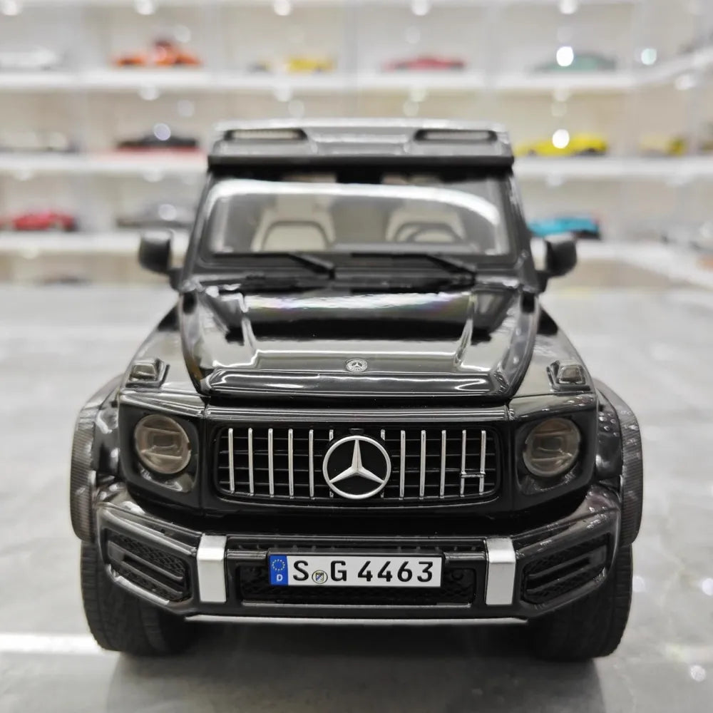 [NZG] 1:18 Mercedes-AMG 2018 G63 4x4 Black Model Car Die-Cast