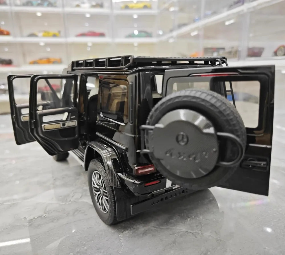 [NZG] 1:18 Mercedes-AMG 2018 G63 4x4 Black Model Car Die-Cast