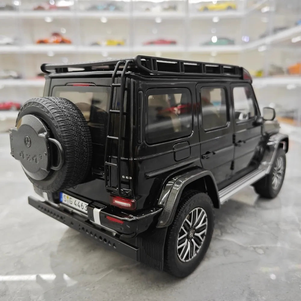 [NZG] 1:18 Mercedes-AMG 2018 G63 4x4 Black Model Car Die-Cast