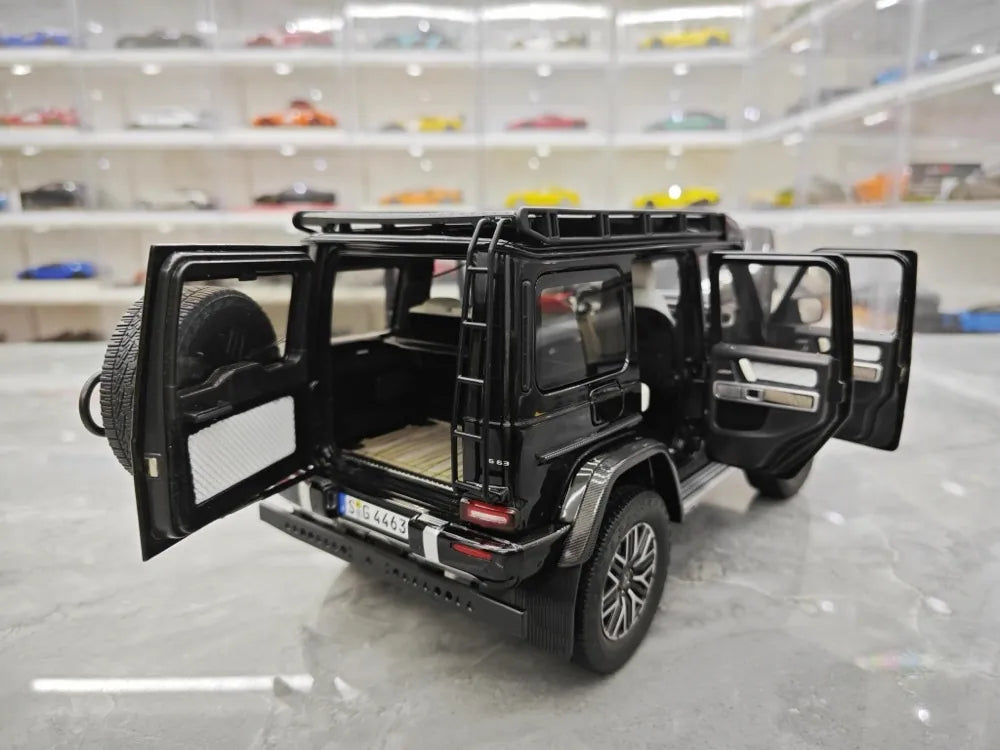 [NZG] 1:18 Mercedes-AMG 2018 G63 4x4 Black Model Car Die-Cast
