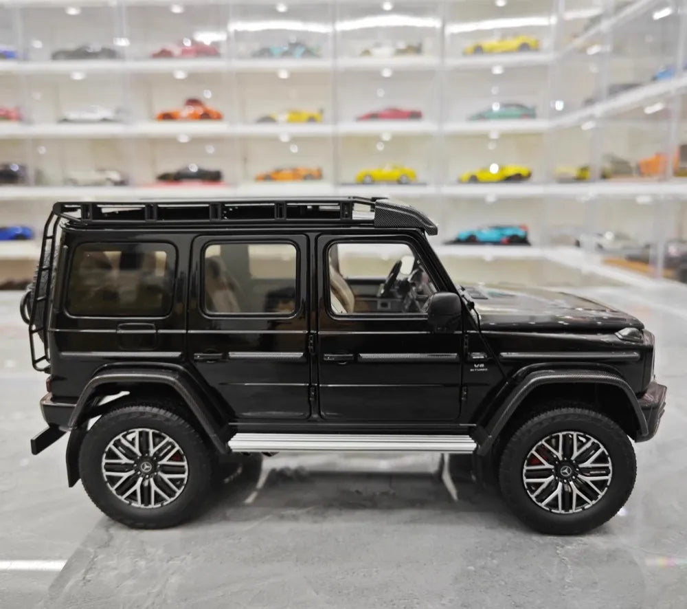 [NZG] 1:18 Mercedes-AMG 2018 G63 4x4 Black Model Car Die-Cast