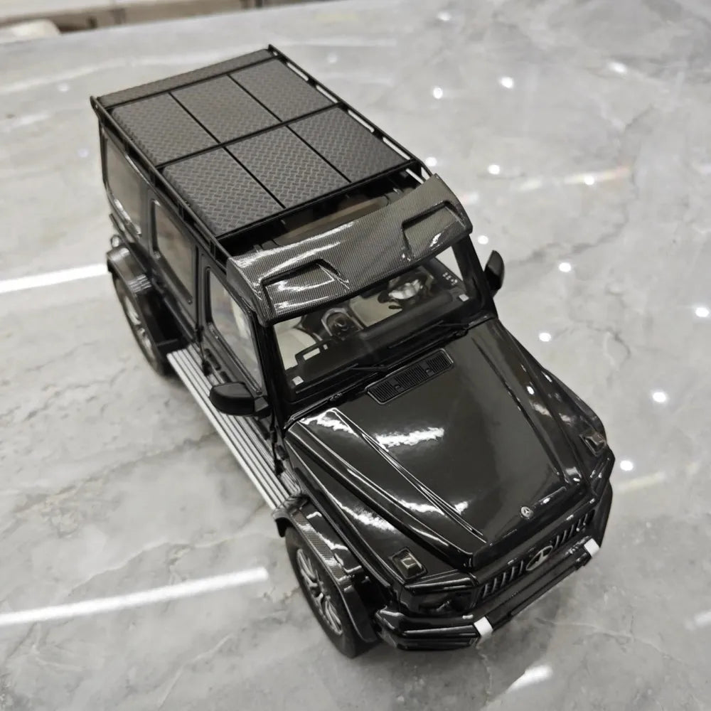 [NZG] 1:18 Mercedes-AMG 2018 G63 4x4 Black Model Car Die-Cast