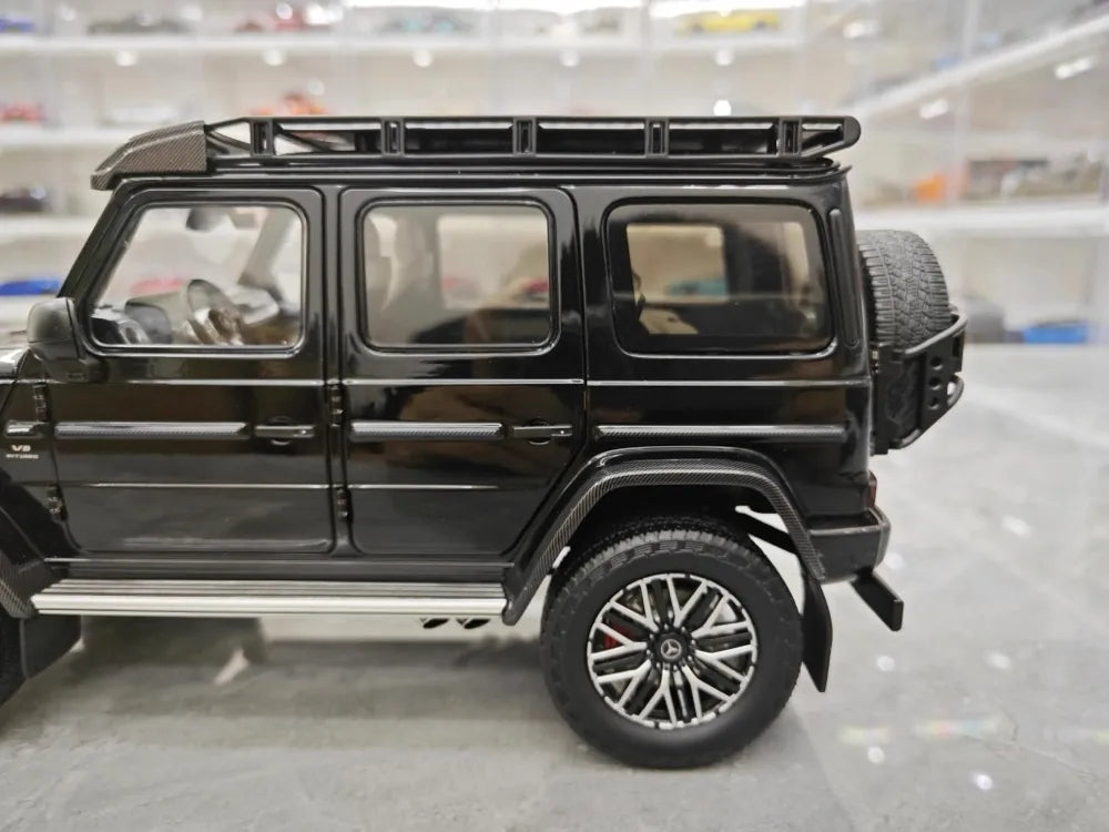 [NZG] 1:18 Mercedes-AMG 2018 G63 4x4 Black Model Car Die-Cast