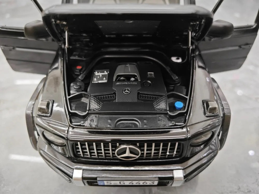 [NZG] 1:18 Mercedes-AMG 2018 G63 4x4 Black Model Car Die-Cast