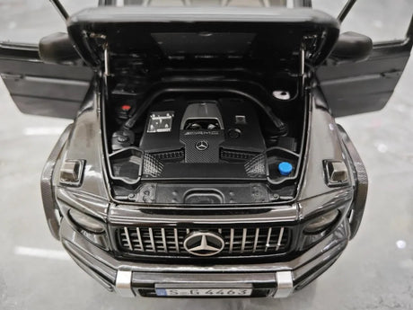 [NZG] 1:18 Mercedes-AMG 2018 G63 4x4 Black Model Car Die-Cast