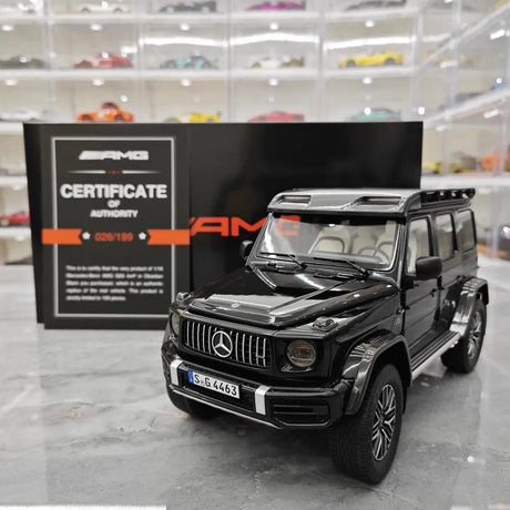 [NZG] 1:18 Mercedes-AMG 2018 G63 4x4 Black Model Car Die-Cast
