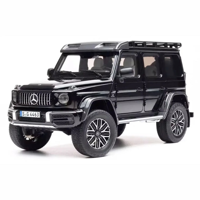 [NZG] 1:18 Mercedes-AMG 2018 G63 4x4 Black Model Car Die-Cast