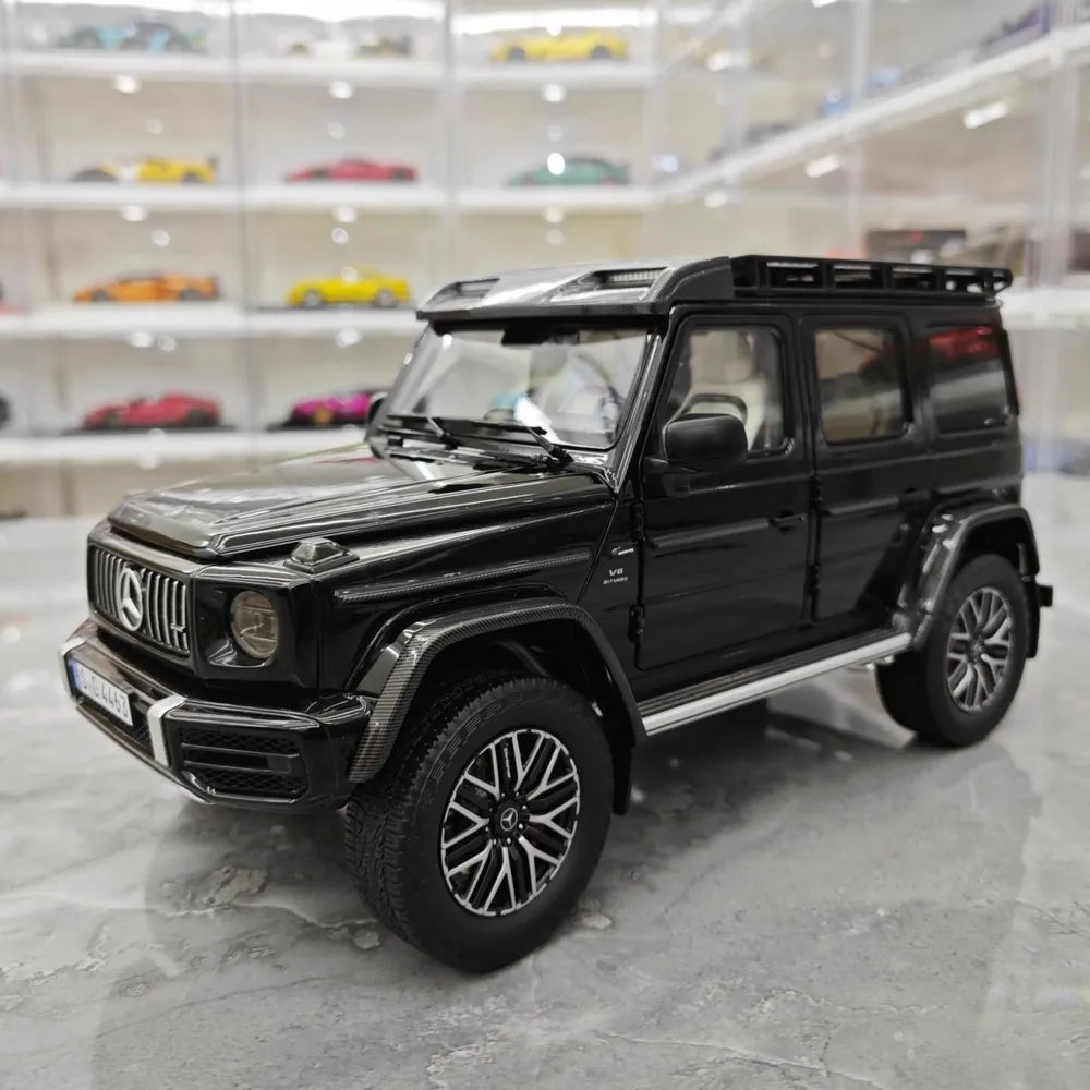 [NZG] 1:18 Mercedes-AMG 2018 G63 4x4 Black Model Car Die-Cast