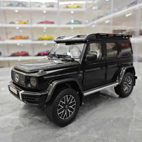 [NZG] 1:18 Mercedes-AMG 2018 G63 4x4 Black Model Car Die-Cast