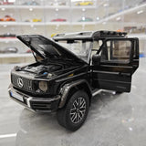 [NZG] 1:18 Mercedes-AMG 2018 G63 4x4 Black Model Car Die-Cast
