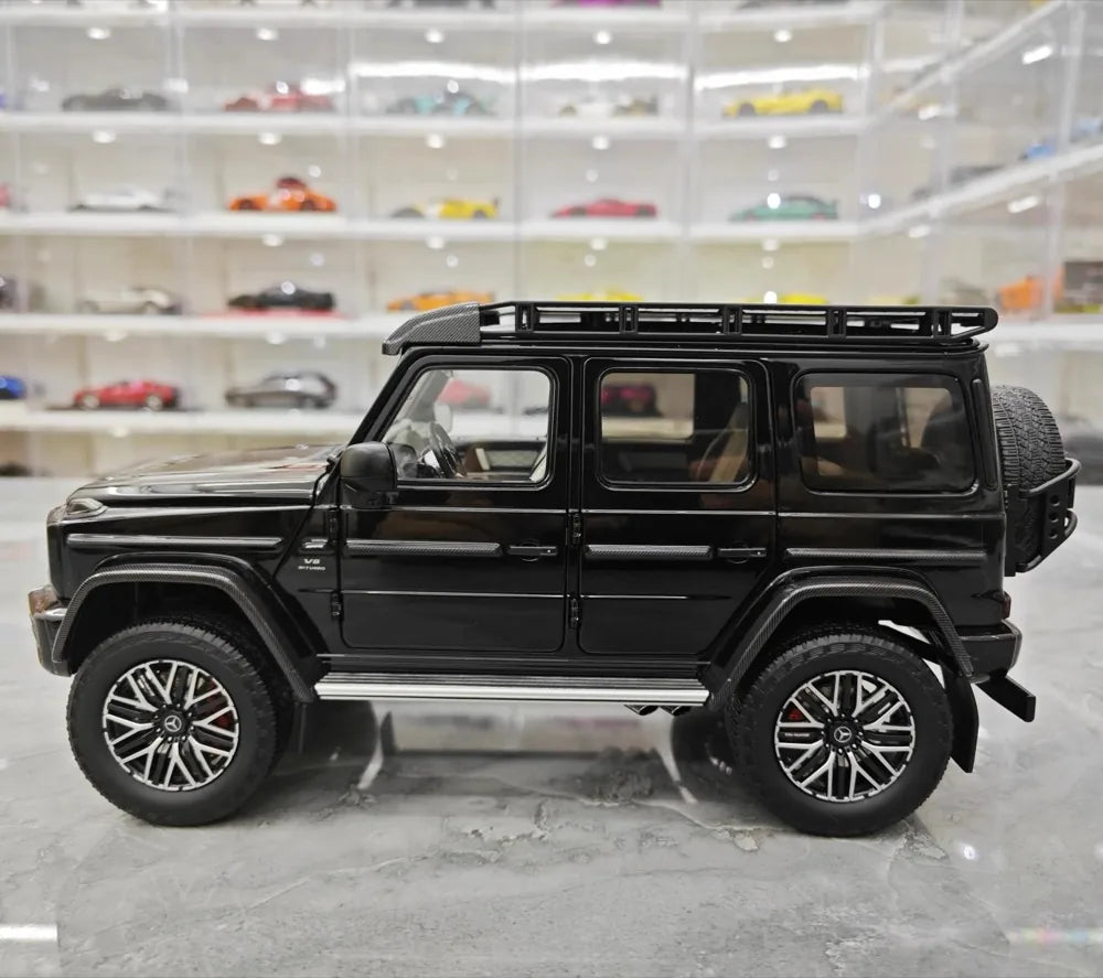[NZG] 1:18 Mercedes-AMG 2018 G63 4x4 Black Model Car Die-Cast