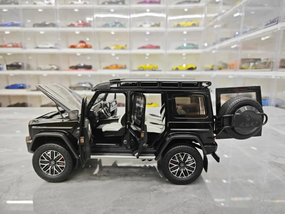 [NZG] 1:18 Mercedes-AMG 2018 G63 4x4 Black Model Car Die-Cast