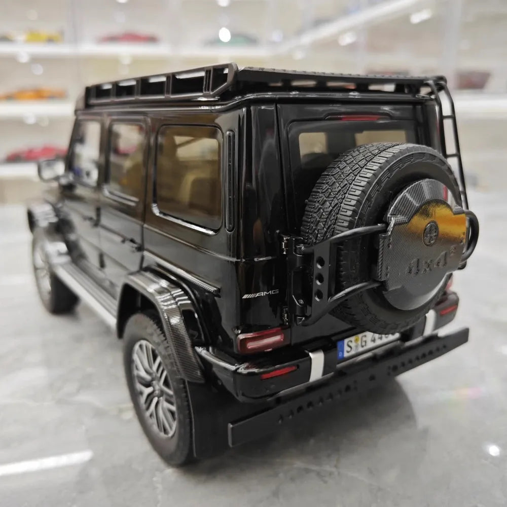 [NZG] 1:18 Mercedes-AMG 2018 G63 4x4 Black Model Car Die-Cast