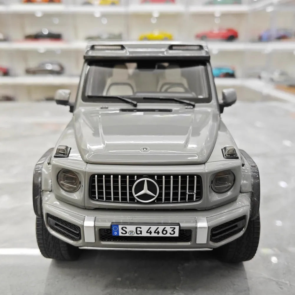 [NZG] 1:18 Mercedes-AMG 2018 G63 4x4 Gray Model Car Die-Cast