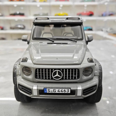 [NZG] 1:18 Mercedes-AMG 2018 G63 4x4 Gray Model Car Die-Cast