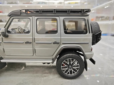 [NZG] 1:18 Mercedes-AMG 2018 G63 4x4 Gray Model Car Die-Cast