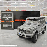 [NZG] 1:18 Mercedes-AMG 2018 G63 4x4 grå modellbil Die-Cast