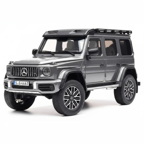 [NZG] 1:18 Mercedes-AMG 2018 G63 4x4 Gray Model Car Die-Cast