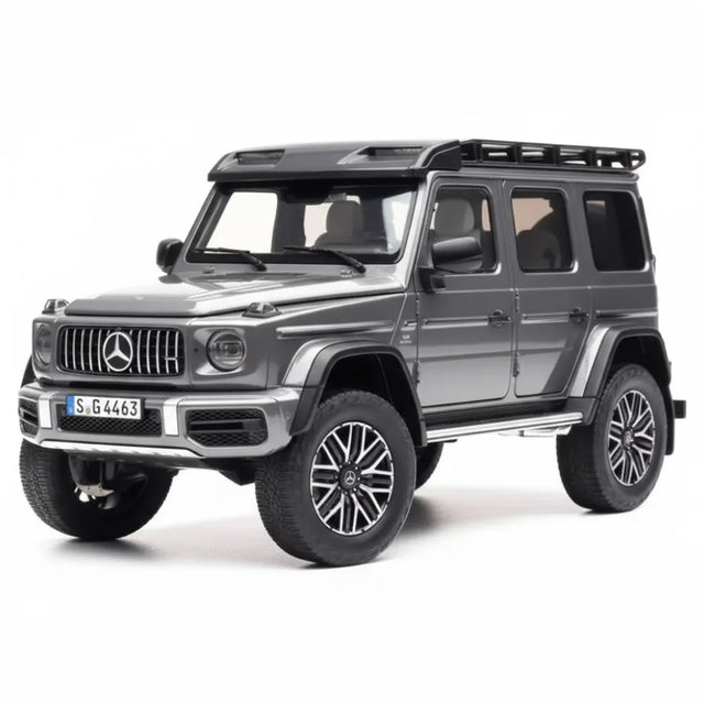 [NZG] 1:18 Mercedes-AMG 2018 G63 4x4 grå modellbil Die-Cast